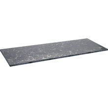 Küchenarbeitsplatte K370 Noir Deluxe 3-seitig bekantet, inkl. 2 zusätzlicher Dekorkanten, kartonverpackt 1860x635x30 mm-thumb-0