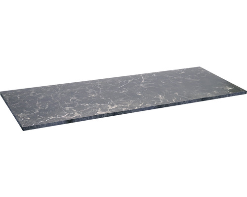 Küchenarbeitsplatte K370 Noir Deluxe 3-seitig bekantet, inkl. 2 zusätzlicher Dekorkanten, kartonverpackt 1860x635x30 mm-0
