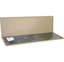 Küchenarbeitsplatte K370 Noir Deluxe 3-seitig bekantet, inkl. 2 zusätzlicher Dekorkanten, kartonverpackt 1860x635x30 mm-thumb-1
