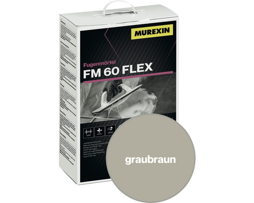 Fugenmörtel Murexin FM 60 Flex graubraun 4 kg