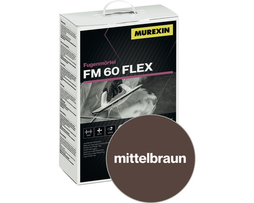 Fugenmörtel Murexin FM 60 Flex mittelbraun 4 kg
