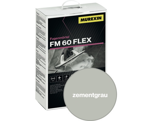 Fugenmörtel Murexin FM 60 Flex zementgrau 4 kg