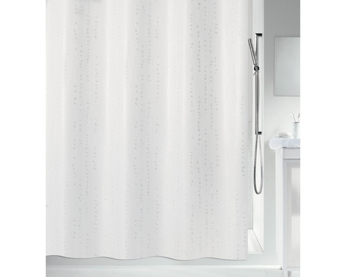 Duschvorhang Spirella Wet 180x200 cm weiß