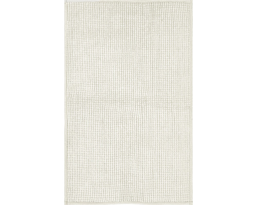 Rechteckige Badematte aus Textil mit Waffelstruktur