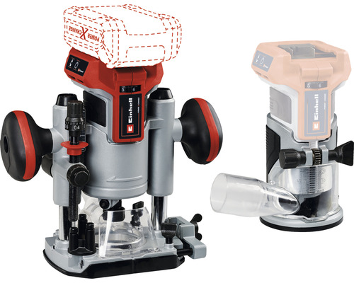 Akku-Oberfräse/-Kantenfräse Einhell TP-RO 18 V Set Li BL Solo - Power-X-Change, ohne Akku und ohne Ladegerät Akku-Oberfräse/-Kantenfräse Einhell TP-RO 18 V Set Li BL Solo - Power-X-Change, ohne Akku und ohne Ladegerät