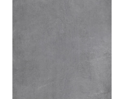 FLAIRSTONE Feinsteinzeug Terrassenplatte Garden Titan rektifizierte Kante 90 cm x 90 cm x 2 cm Graue Bodenfliese