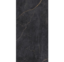 Dunkle Bodenfliese mit Marmoroptik und Aderung