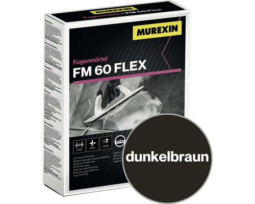 Fugenmörtel Murexin FM 60 Flex dunkelbraun 2 kg