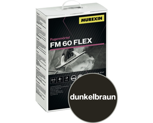 Fugenmörtel Murexin FM 60 Flex dunkelbraun 4 kg