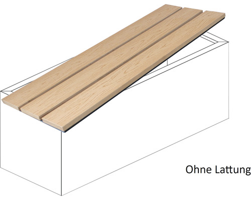 Sitzdeckel Palatino 120 cm ohne Lattung