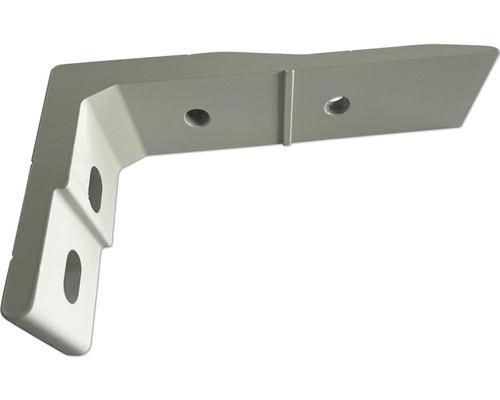 Winkelverbinder mit Bohrlöchern zur Befestigung