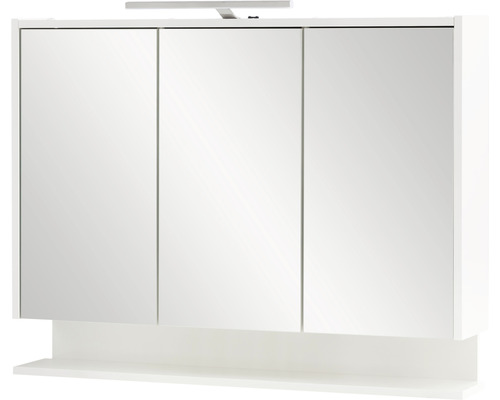 Spiegelschrank mit drei Türen und Beleuchtung