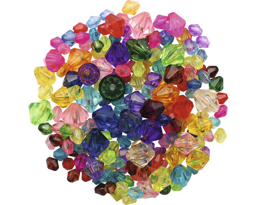 Verschiedenfarbige Schmuckperlen aus Glas