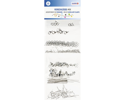 Schmuckverschlüsse Mix, 370 Stück