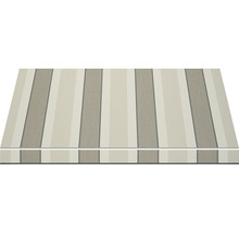SOLUNA Kassettenmarkise Exklusiv 2,5x2 Dessin 8935 Gestell RAL 7016 anthrazitgrau Antrieb links inkl. Motor und Wandschalter