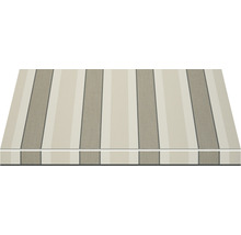 SOLUNA Kassettenmarkise Exklusiv 3x2 Dessin 8935 Gestell RAL 7016 anthrazitgrau Antrieb links inkl. Motor und Wandschalter