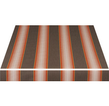 SOLUNA Kassettenmarkise Exklusiv 3x2,5 Dessin S3013 Gestell RAL 7016 anthrazitgrau Antrieb links inkl. Motor und Wandschalter
