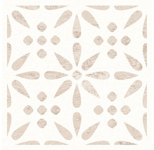 Quadratische Fliese mit floralem Muster