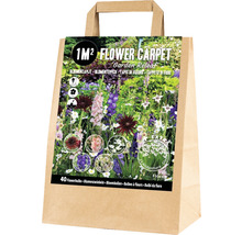 Blumenzwiebelmischung für einen Quadratmeter Blumenbeet in einer Papiertragetasche