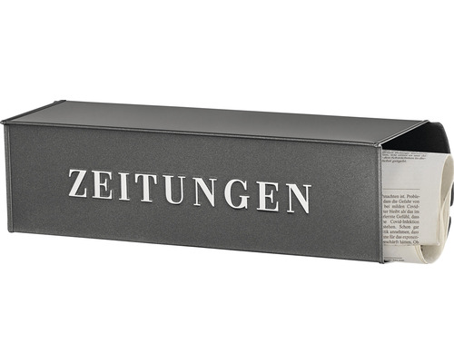 Zeitungsbox mit der Aufschrift Zeitungen