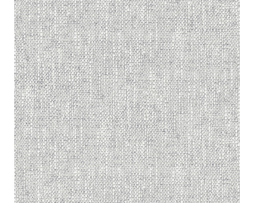 Vliestapete 3544-26 Attractive 2 grobe Leinenstruktur grau Nahaufnahme eines grauen Stoffes mit feiner Textur.