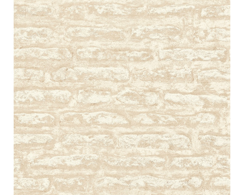 Vliestapete 39027-2 Attractive 2 Steinwand beige-weiß