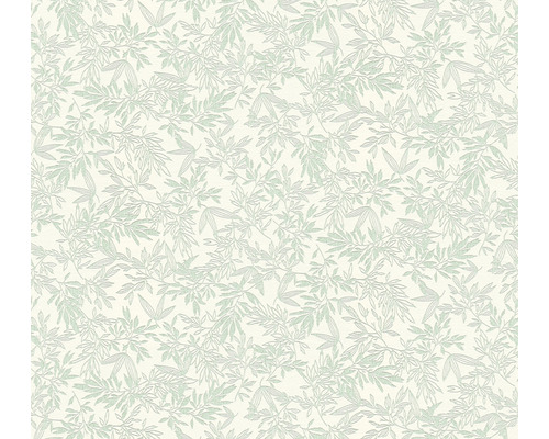 Vliestapete 39028-2 Attractive 2 Blättermotiv grün-weiß