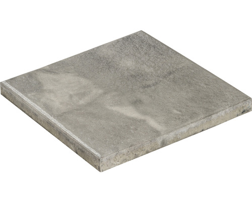 Beton Terrassenplatte iStone Style weiß-schwarz 40 cm x 40 cm x 4 cm Quadratische Betonplatte für den Außenbereich