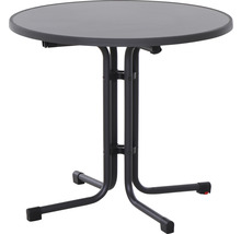 Runder Gartentisch mit Metallgestell