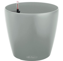 Grauer Pflanztopf mit Wasserstandsanzeige