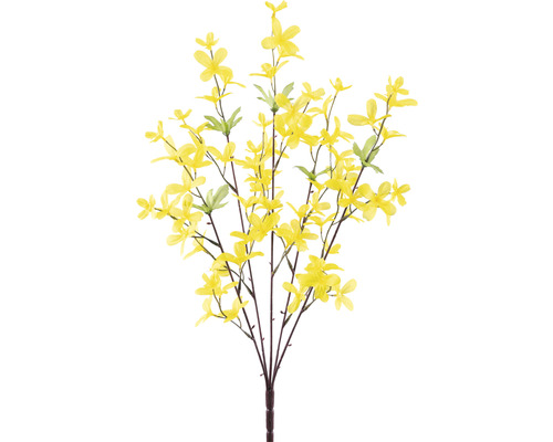 Kunstpflanze Forsythia 5 Zweige 54 cm gelb