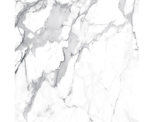 Weiße Marmorfliese mit grauen Adern