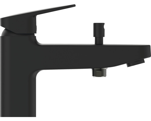 Schwarzer Waschtischmischer mit Einhebelmischer