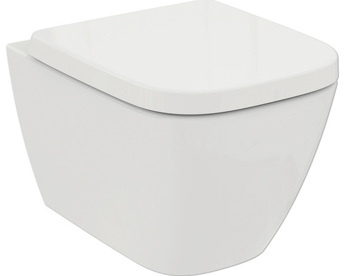 Wand-Tiefspül-WC mit Deckel