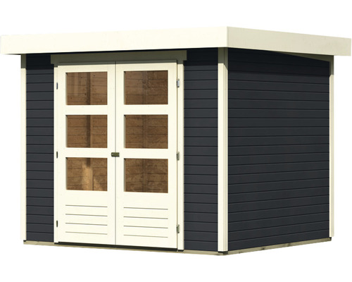 Gartenhaus mit Doppeltür und Fenstern