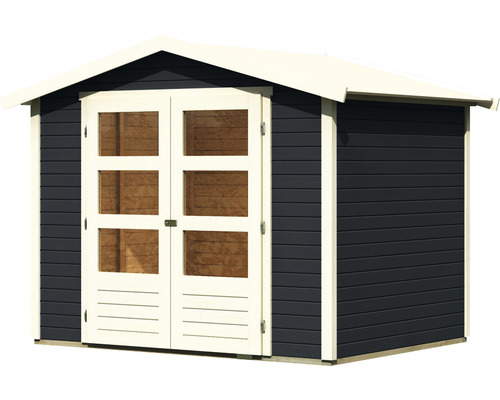 Gartenhaus mit Doppeltür und Fenstern