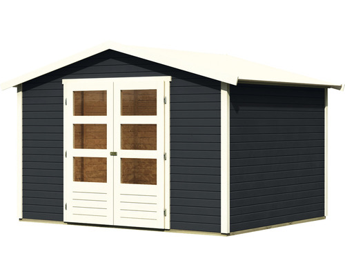 Gartenhaus mit Doppeltür und Fenstern