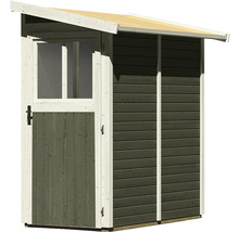 Gartenhaus aus Holz mit Tür und Fenster