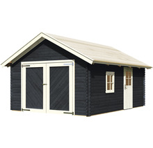 Holzgartenhaus mit Doppeltür und Einzeltür