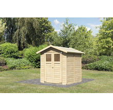 Holzgartenhaus mit Doppeltür im Garten