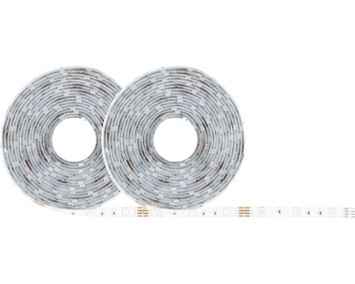 Zwei LED-Streifen auf Rollen