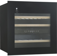 Weinkühlschrank mit Touchscreen-Bedienfeld und Holzböden