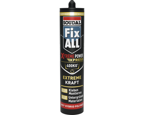 Soudal Fix All X-treme Express schwarz 400 g