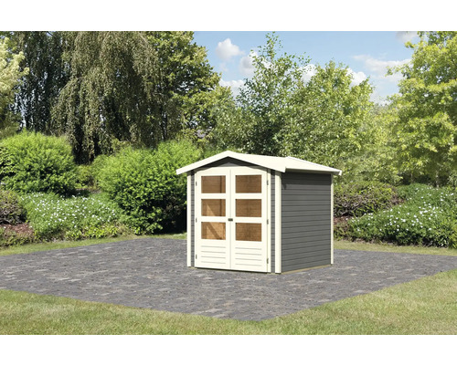 Gartenhaus mit Doppeltür im Garten