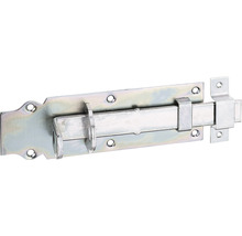 Riegel aus Metall mit Befestigungslöchern