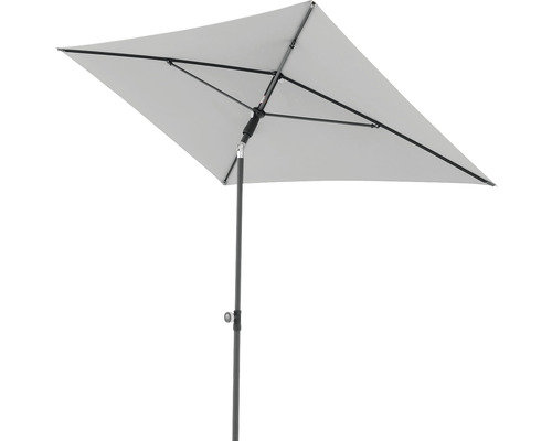 Rechteckiger Sonnenschirm mit Ständer