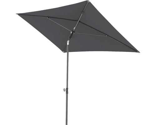 Rechteckiger Sonnenschirm mit Mittelstock