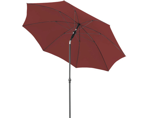 Offener Gartenschirm mit Mittelmast