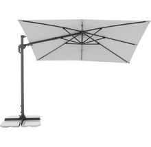 Rechteckiger Sonnenschirm mit Standfuß