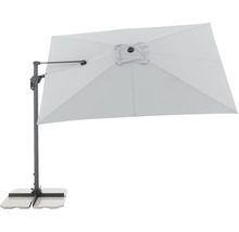 Freiarm-Sonnenschirm mit Sockel für den Außenbereich